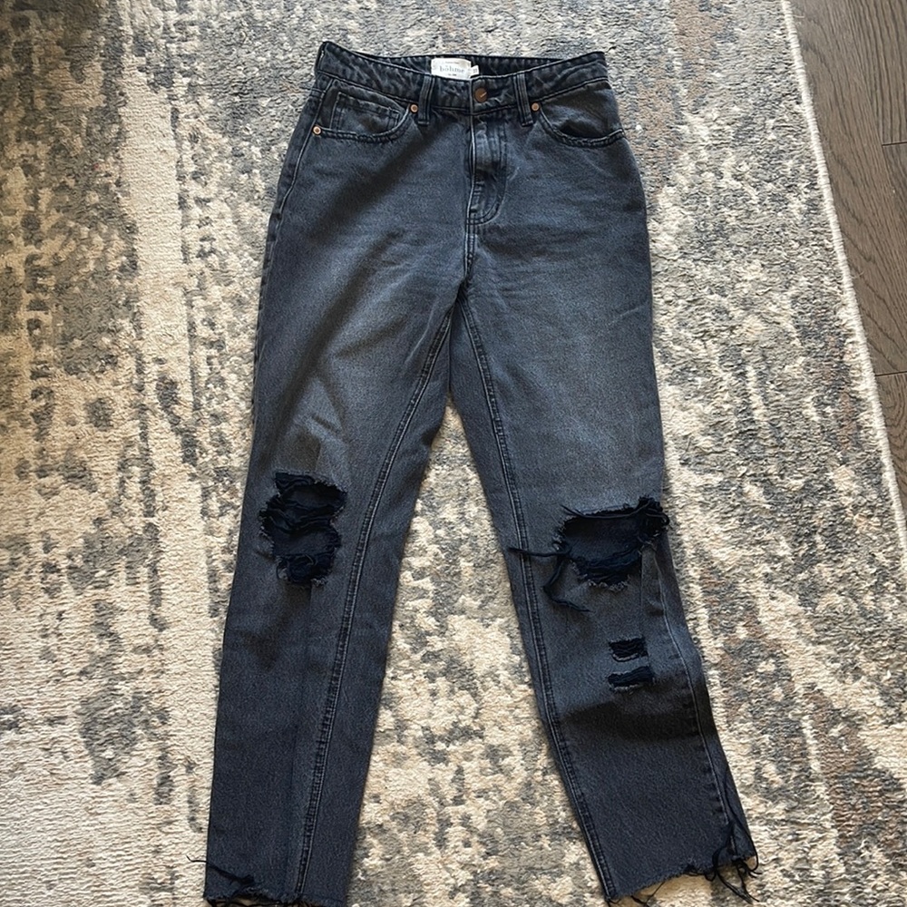 Wide legged ripped jeans BOHME